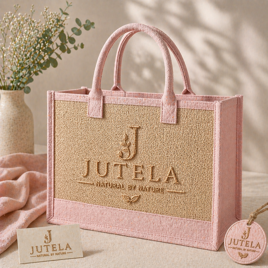 JUTELA Signature Personalized Tote Bag Set (Pack of 3)