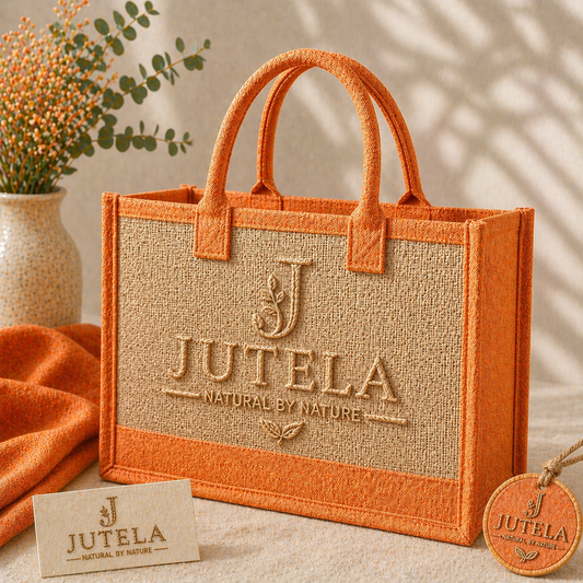 JUTELA Signature Personalized Tote Bag Set (Pack of 3)