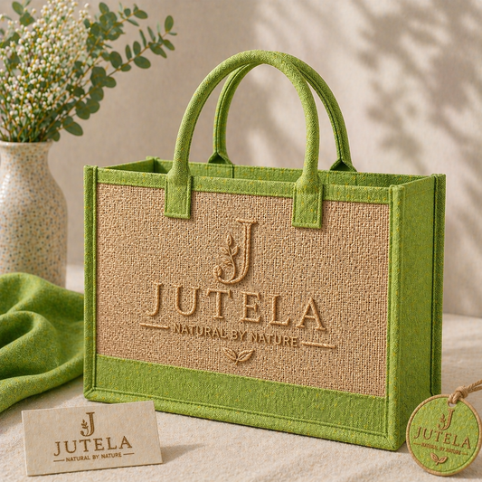 JUTELA Signature Personalized Tote Bag Set (Pack of 3)